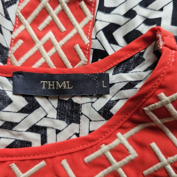 Anthro THML Patterned Open Back Tank - Picture 7 of 8